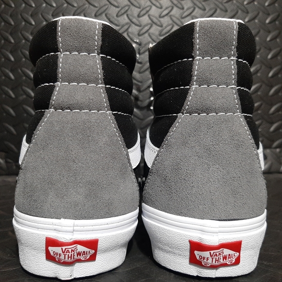 Vans Sk8 Hi Bolt Pewter Grey Black Lightning VN0A5JIVPBQ - Picture 6 of 10